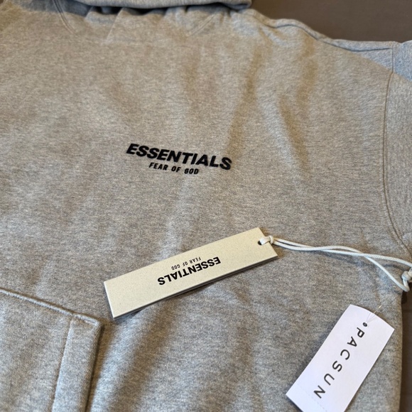 Essentials Fear of God - S22 Hoodies - Dark Oatmeal - All Size - Picture 6 of 10